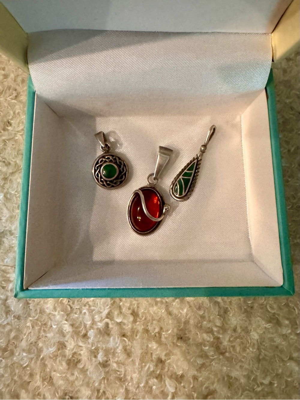 Vintage Sterling Silver Charm Set